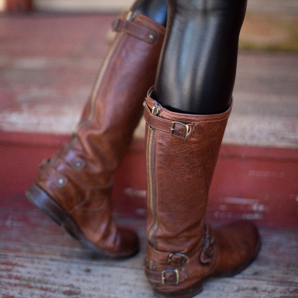 Frye -Veronica Back Zip Boot